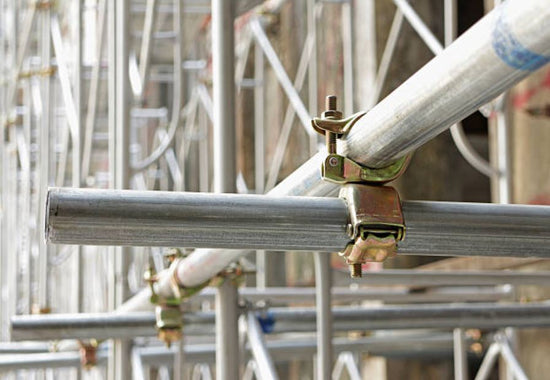 Close Up Of Scaffold On A Wall 